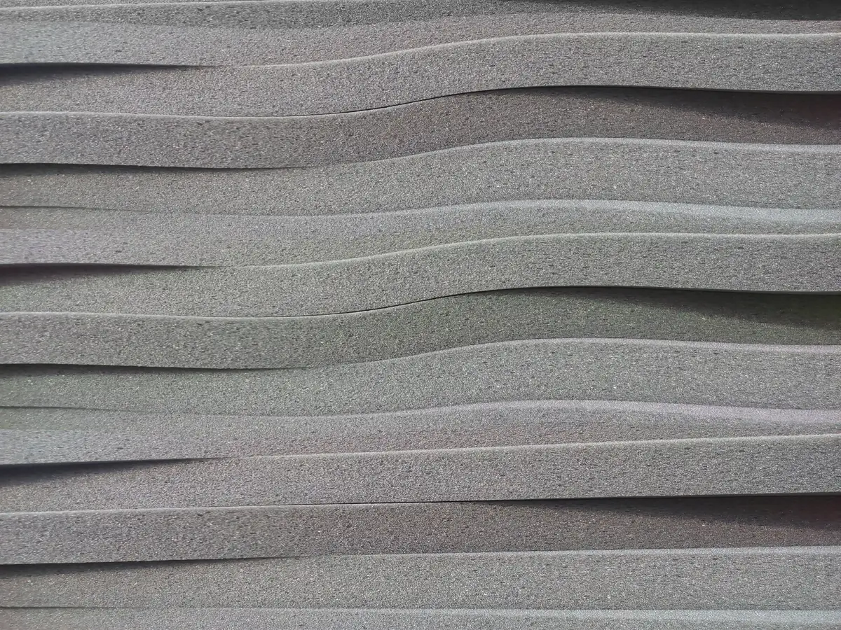 Stacked foam sheets